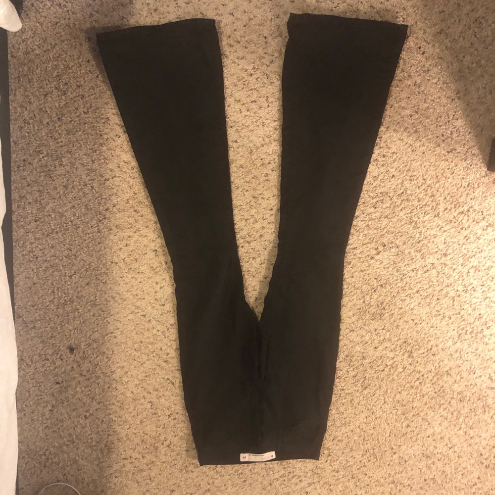 Black flare jeans